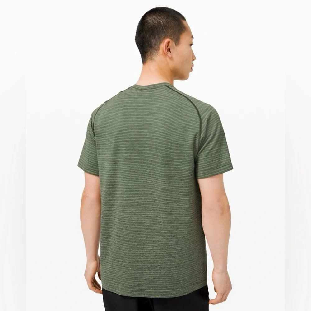 Lululemon Metal Vent Tech Short Sleeve 2.0 Shirt Sz XL Wave Fade‎ Rosemary Green